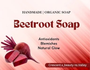 Beetroot Soap 90g – Brightening & Nourishing Skin Care Soap