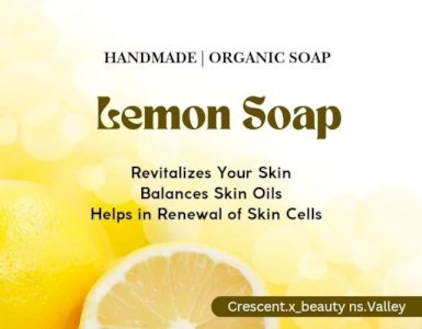 Lemon Soap 90g – Refreshing & Brightening Skin Care Soap