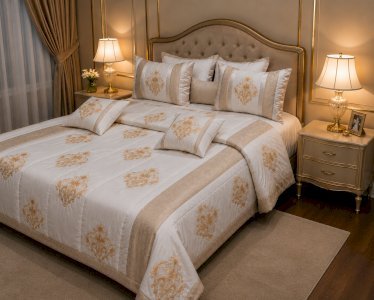 Premium 9-Piece Embroidered Bridal Bedding Set
