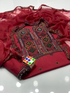 3 Pcs Handmade Balochi Dress