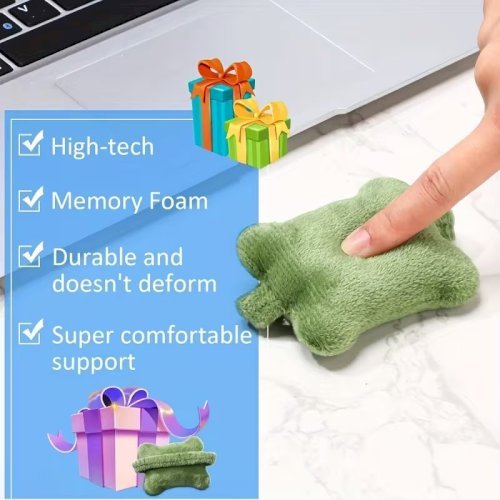 Ergonomic Wrist Support Mouse Pad with Cushion – Comfortable Keyboard & Mouse Use