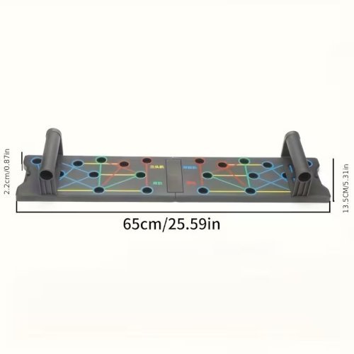Multi-Functional Push-Up Board Training System – Home Gym Equipment for Full Body Strength Workout with Resistance Bands