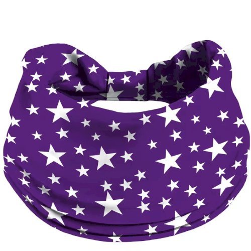 Women Star Print Headband – Stretchy Non-Slip Sweatband for Sports & Daily Wear
