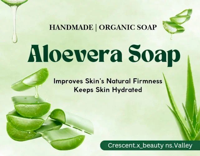 Aloe Vera Soap 90g – Moisturizing & Skin Care Soap for All Skin Types