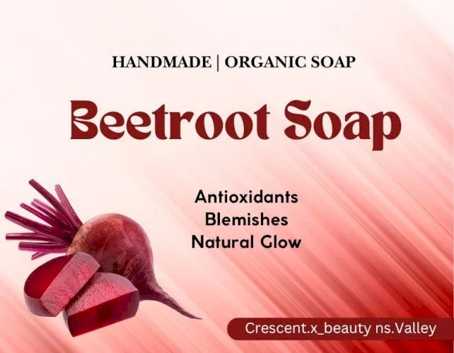 Beetroot Soap 90g – Brightening & Nourishing Skin Care Soap