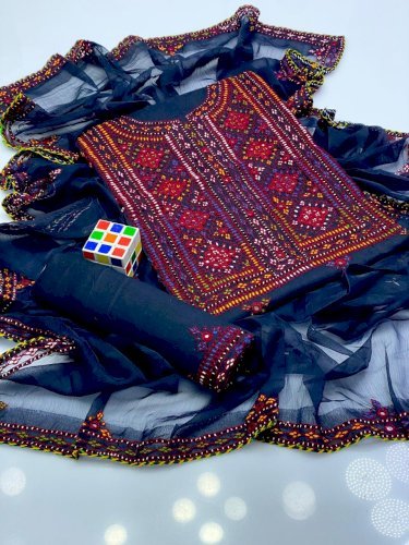 3 Pcs Handmade Balochi Dress
